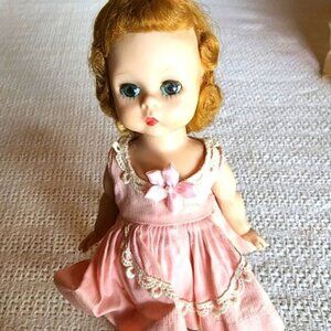 Vintage 1960's Original Madame Alexander 8" Jointed Doll with Stand